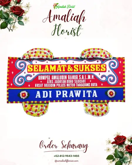 Papan Bunga Ucapan Selamat Langkir